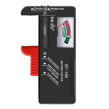 GJX Battery Tester,Versatile Tester for Aaa,Aa,C,D,9v Batteries,Portable Tester for Household Battery Measurements,Style1