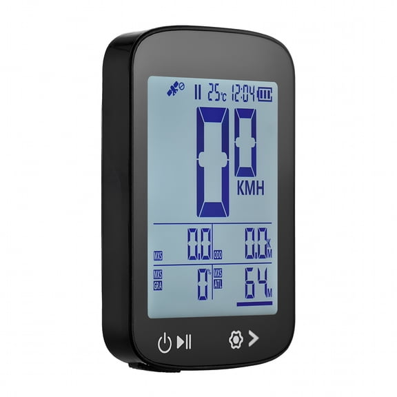 GJX Bike GPS Bike Computer Wireless Bike Speedometer High Clear Display 5 Star Positioning GPS BeiDou GLONASS Galileo And QZSS Rechargeable Bike Odometer