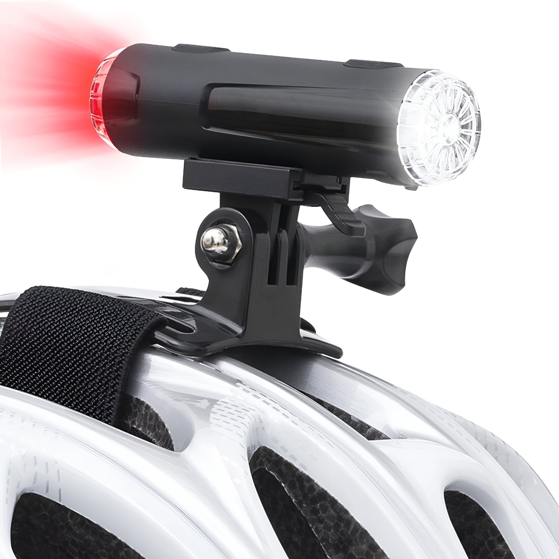 GJX Bike Helmet Light Front and Rear Rechargeable Led Bicycle