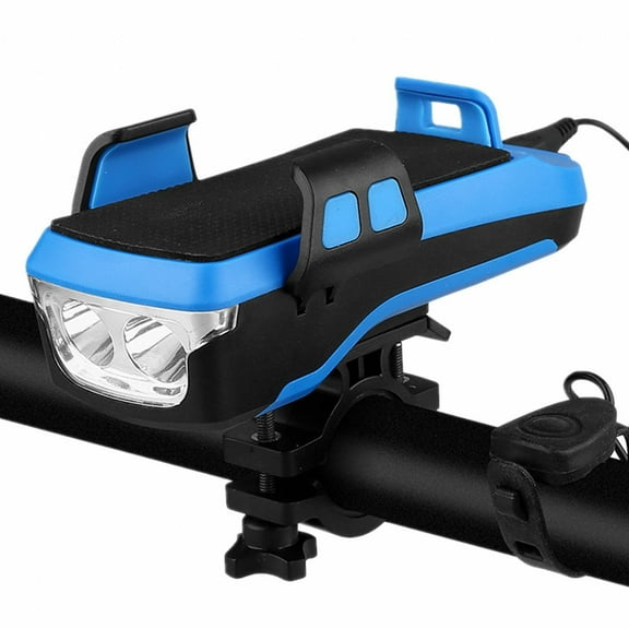 GJX Bike Lights,Secure Mounting Bike Headlight,Stable Fit Wheel Lights,2400ma,Blue