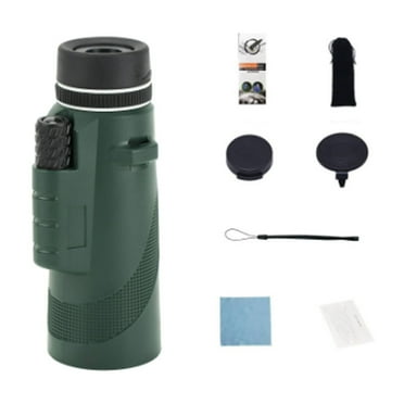 GJX Binoculars,High Definition Focus Telescope,Stretchable Design Clear Vision Binoculars for Kids,Green1