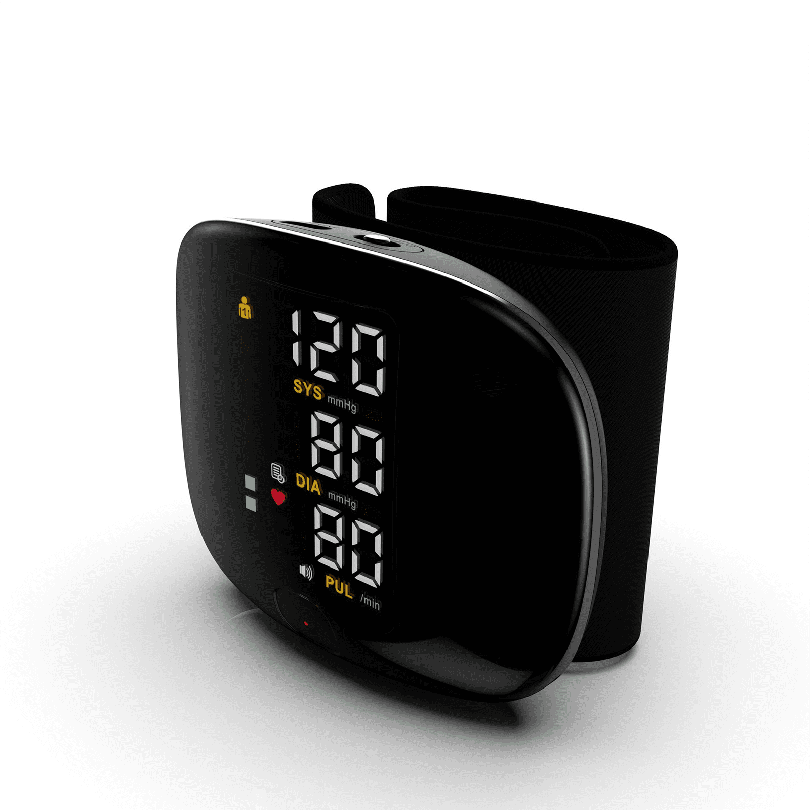 GJX Blood Pressure Monitor,Wrist Blood Pressure Monitor with Large LED ...