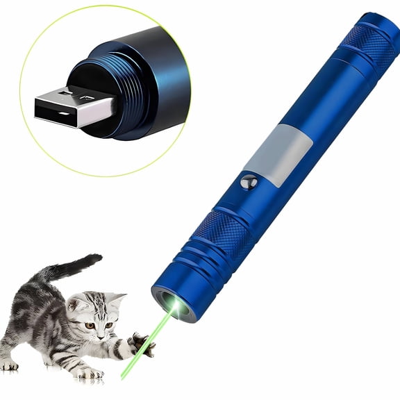 GJX Blue Laser Pointer, High Power Long Range Beam with Aluminum Shell, Combo Light