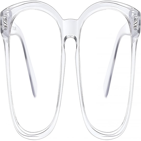 GJX Blue Light Blocking Glasses for Women Men Clear Frame Square Eyeglasses Anti Blue Ray Computer Screen Glasses