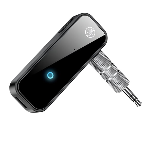 GJX Bluetooth 5.0 Audio Adapter, Portable Wireless Transmitter Receiver with Mic