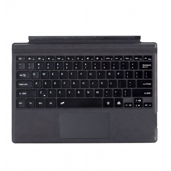 GJX Bluetooth 5.1 Keyboard for Surface Pro, Magnetic Slim Wireless Keyboard with Colorful Backlit