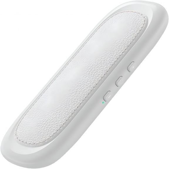 GJX Bluetooth Bone Conduction Sleep Speaker  Under-Pillow Wireless Speakers with 30/60M Timer,Indicator Light,And Sleep Aid for Side Sleepers (White 1 Pc)