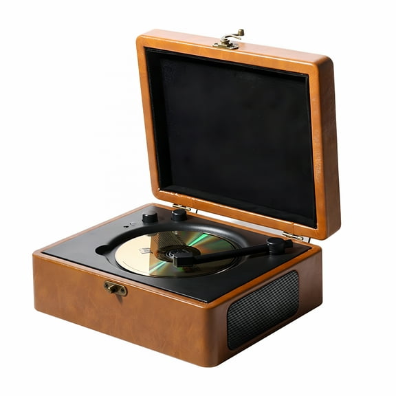 GJX Bluetooth CD Player Portable 2.0 HiFi Sound Record Player with Remote Control Professional CD Player for Home Office