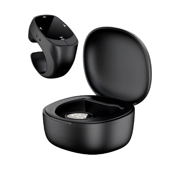 GJX Bluetooth Fingertip Wireless Remote, Smart Scrolling Ring Mouse for Selfies