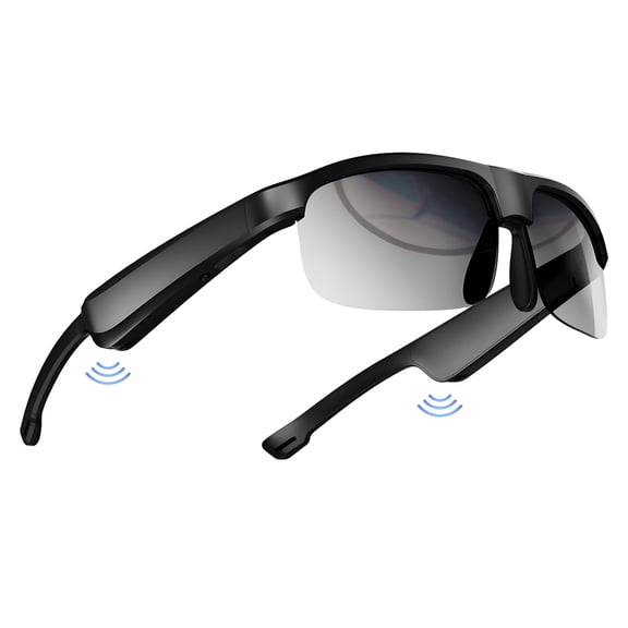 GJX Bluetooth Glasses,Multifunctional Smart Glasses,UV Protection AI Glasses,Sun Glasses with Dual Speakers,Voice Assistant,HD Calling