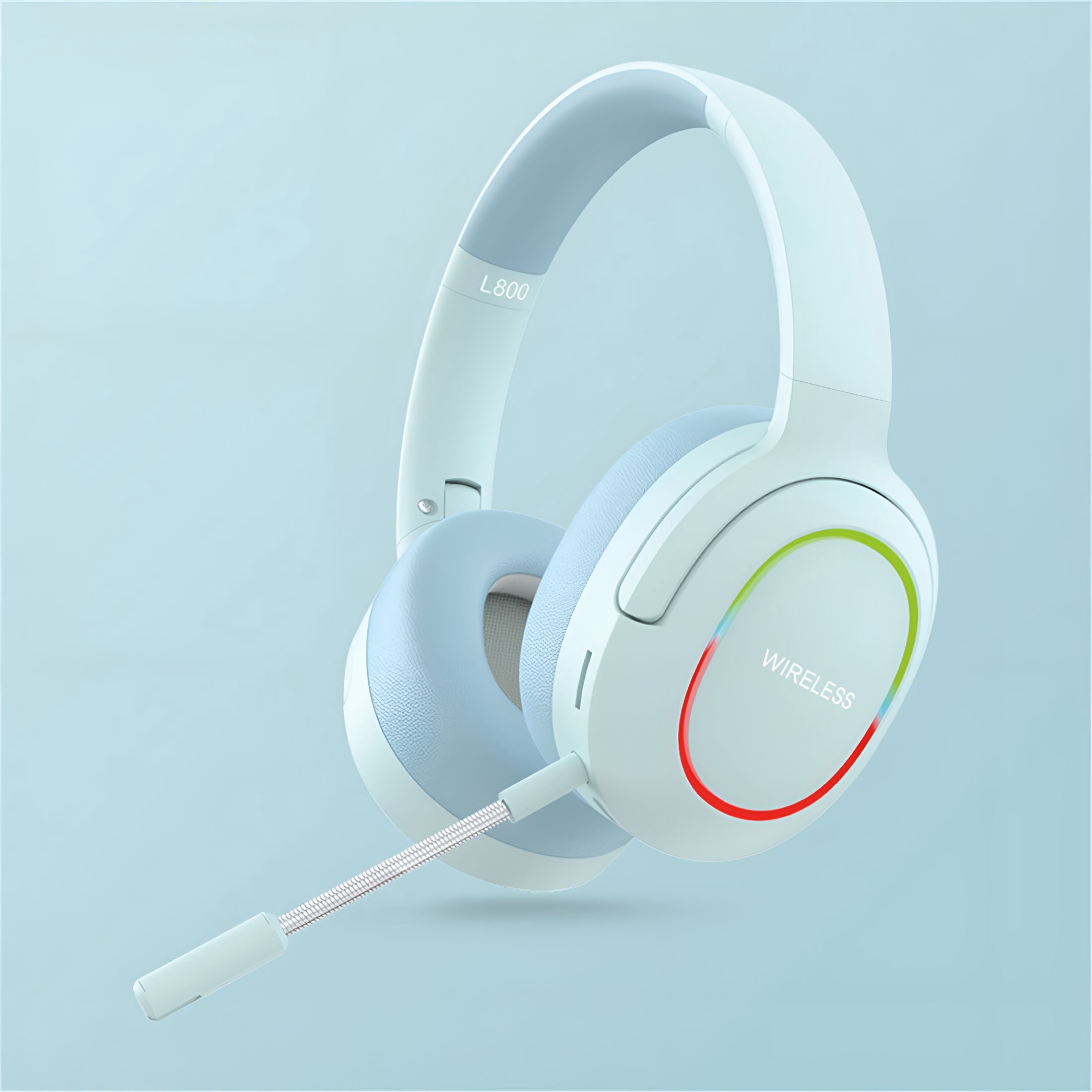 GJX Bluetooth Headset,Wireless Headset with Noise Cancelling Microphone for Work,On Ear Headphones with USB Dongle and Mute Mic for Computer,Office Headset for Work,Call Center