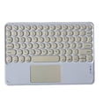 thumbnail image 1 of GJX Bluetooth Keyboard Wide Compatibility Wireless Keyboard Comfortable Key Feel Type-C Interface Wireless Keyboard with Touchpad Yellow, 1 of 4
