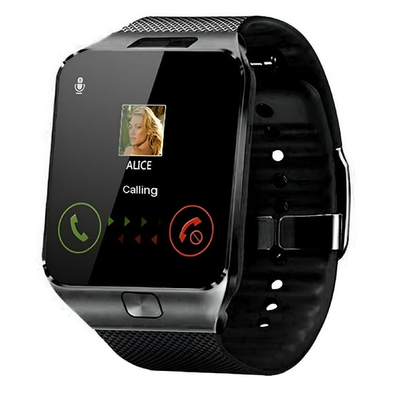 GJX 2026 New Bluetooth Smart Watch,Touch Screen Wrist Smartphone Watch Sports Fitness Tracker with Sim Sd Card Slot Camera Pedometer,Compatible with Android Smartphones,Suitable for Kids Men&Women