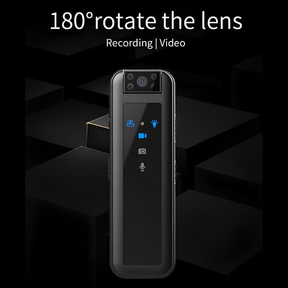 GJX Body Camera 1080P Mini Body Cameras with Infrared Night Vision Police Body Cam Pocket Camcorder for Riding Meeting