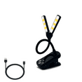 GJX Book Light with Charging Cable,Adjustable LED Reading Light,USB