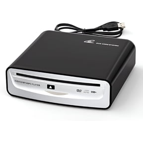GJX CD DVD Player For Car, Portable USB Universal External CD Player for Car, Laptop, Desktop, TV, Mac, Computer, Plug and Play (For Android 4.4 And Above Navigation) - Standard CD Player