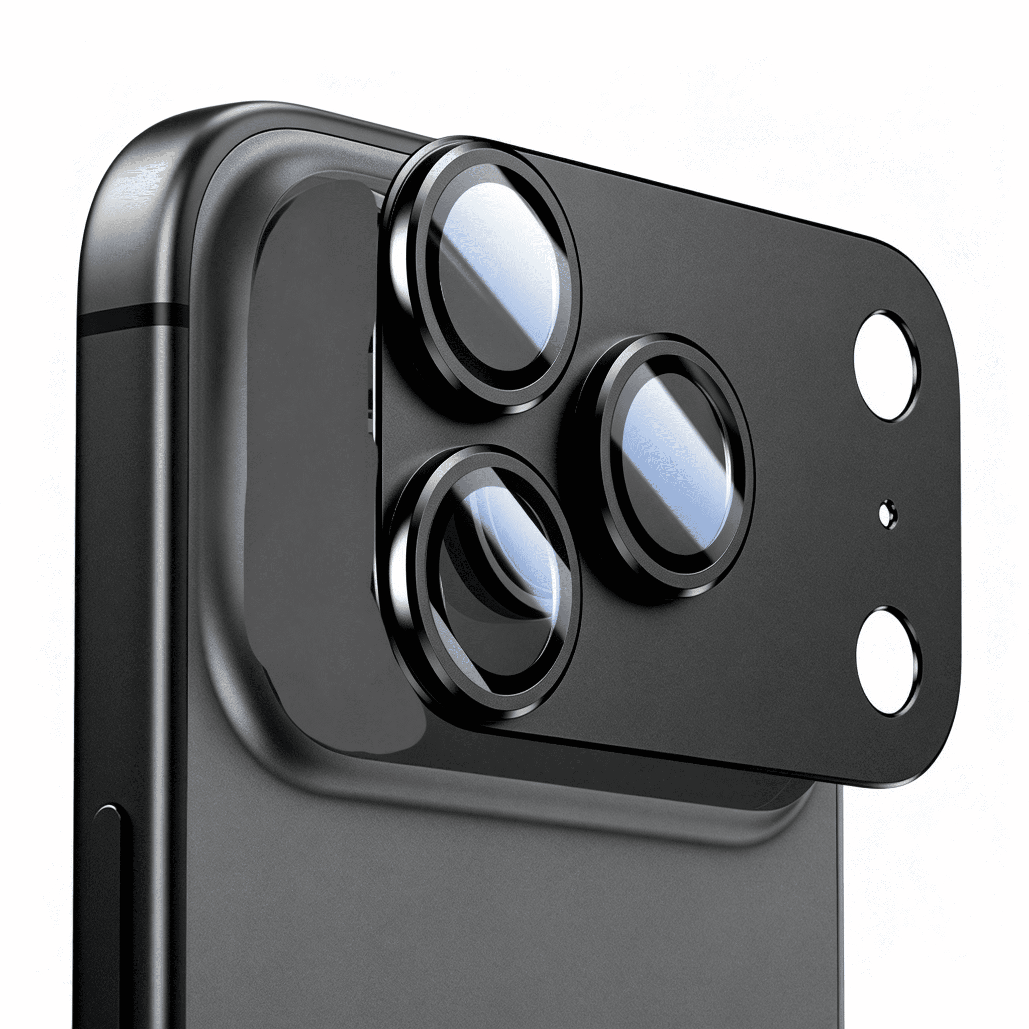 GJX Camera Lens Protector for Iphone 17 Pro-Metal Frame Tempered Glass ...