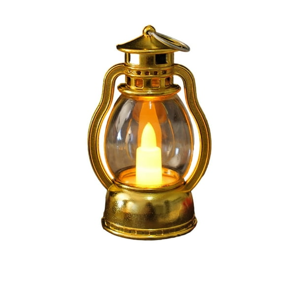 GJX Candle Warmer Lamp Old-Fashioned European Design Wax Warmer Compact Lantern Design Wax Melt Warmer Golden