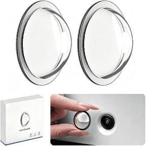 GJX Car Camera Lens Protector,Car 360 Panoramic Camera Protective Cover,Clear Transparency Weatherproof Cars Backup Cameras Protection,Anti-Glare,Anti-Rain,Anti-Collision (2)