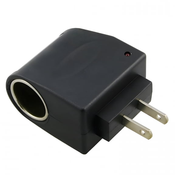GJX Car Cigarette Lighter Converter Plug Adapter 110V-240V Ac Wall Power to 12V Dc Car Adapter for Plug Outlet