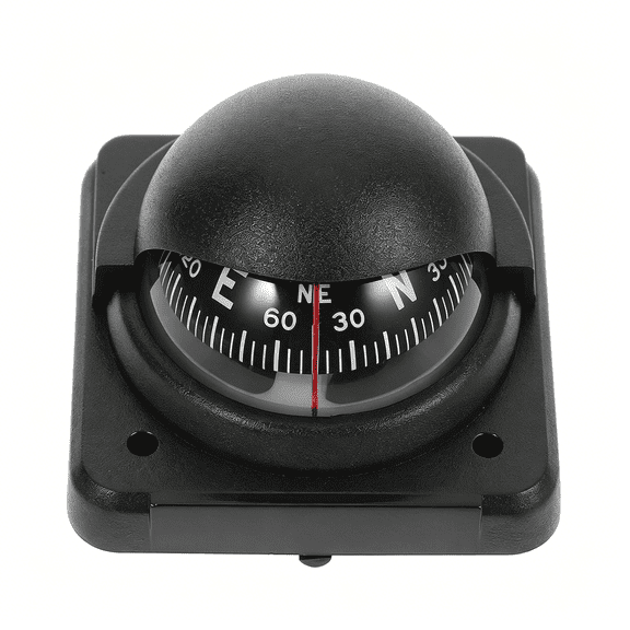 GJX Car Compass Ball Dash Mount Magnetic Automotive Dashboard Compass with Adjustable Declination for Vehicle and Boat Navigation