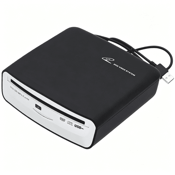 GJX Car External Universal Cd Player Usb External Car Slot-Load Cd Player Compatible with Android Navigation(Android Version 4.4 and Above)/Pc/Tv-Plug and Play