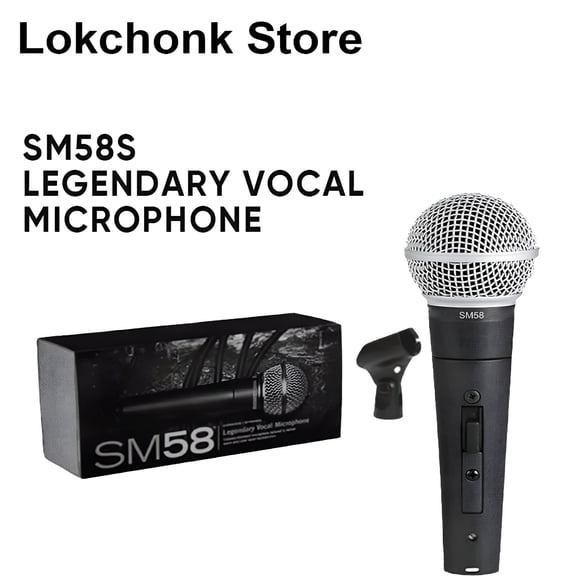 GJX Cardioid Dynamic Microphone for Stage Singing, Professional Wired Microphone for Karaoke and Recording