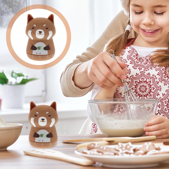 GJX Cartoon Animal Shape Timer Abs 1Pcs 2.3X2.3X3.5In