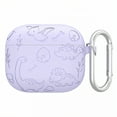 thumbnail image 1 of GJX Case for Airpods Pro 2nd Generation,Resilient Silicone Wrap Protective Cover for Airpods Pro 2 Case,Cartoon Dinosaur Pattern Case for Airpod Pro,Purple, 1 of 7