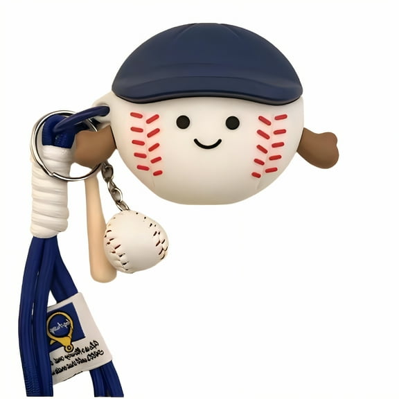 GJX Case Cover Fits for Airpods Pro 2,Liquid Silicone Case Compatible with Airpod Gen 2,Baseball Shape Case for Airpod Pro