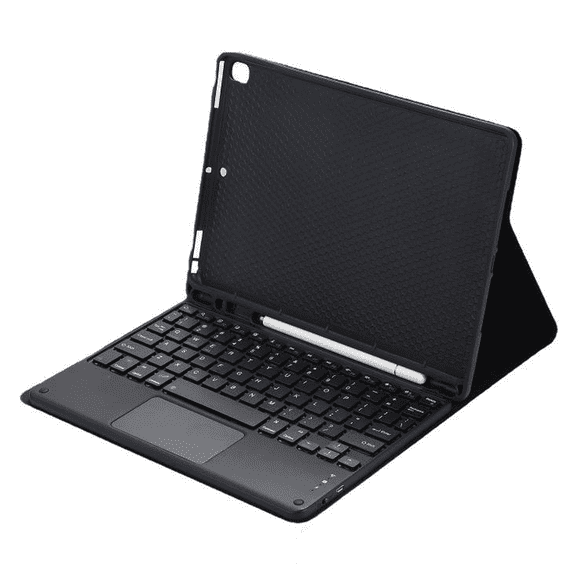 GJX Case for Ipad 10Th Generation with Keyboard Adjustable Angle for Ipad Case 10Th Generation Elastic Pen Slot for Ipad 10Th Generation Keyboard Black