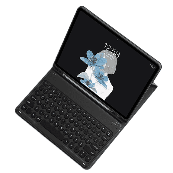 GJX Case for Ipad 10Th Generation with Keyboard Detachable Keyboard for Ipad Case with Keyboard Multifunctional Pen Slot for Ipad Case 10Th Generation Black