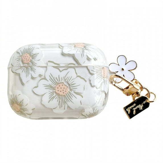 GJX Case for Airpod 4,Tpu Plastic Case for Airpod,Floral Design Case for Airpod 4,2.8"X2.4",Style1