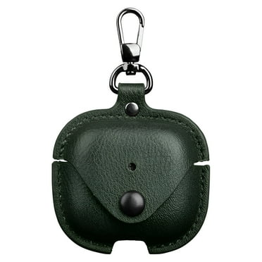 GJX Case for Airpods 4,Business Leather Style Protection Cover for Airpods 4 Case,Soft Shell Design Protective Case Cover for Apple Airpods 4,Green