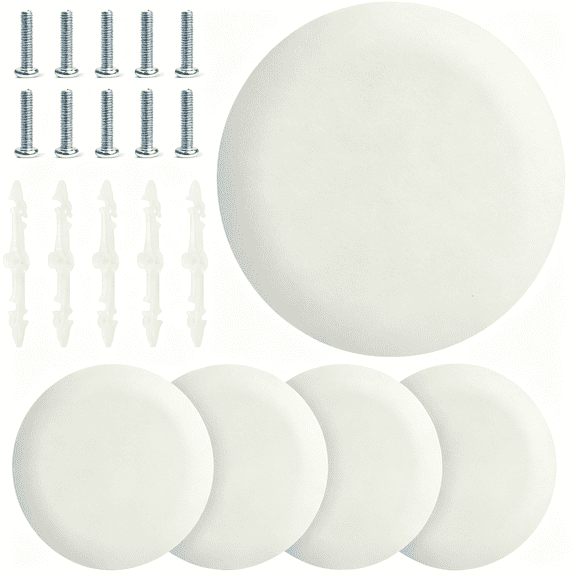 GJX Ceiling Cover Plate,Round Electrical Box Cover - Durable Ceiling Cover Plate 5 Pcs