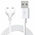 thumbnail image 1 of GJX Charging Cords Automatic Alignment Vibrator Charger Multi-Device Compatibility Magnetic Charging Cable,White,10mm, 1 of 5