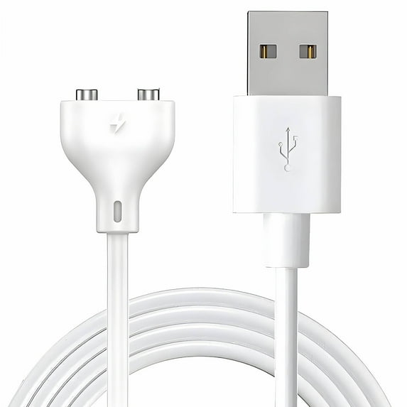 GJX Charging Cords Automatic Alignment Vibrator Charger Multi-Device Compatibility Magnetic Charging Cable,White,10mm