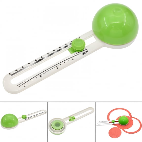 GJX Circular Paper Cutter Cut Circle Paper Rotary Circle Cutter Craft Supplies