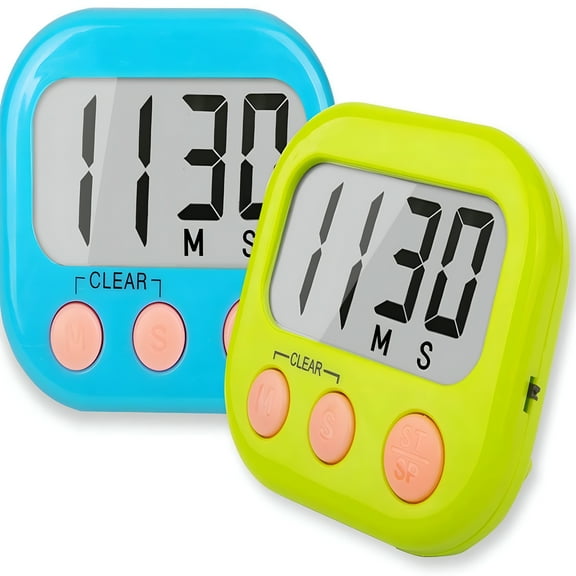 GJX Classroom Timers for Teachers Kids Large Magnetic Digital Timer 2 Pack