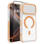 GJX Clear Anti-Yellowing Case for Iphone 17 Pro Max, Magnetic Charging Phone Case