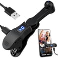 thumbnail image 1 of GJX Clip-on Screen Silent Clicker - Digital Auto Screen Clicker USB Clicking Simulator 180° Rotation 108 Gears Screen Clicker for Smart Phone App (Black), 1 of 4