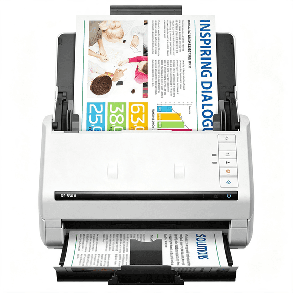 GJX Color Duplex Document Scanner for Pc and Mac with Sheet-Fed Auto Doc Feeder (Adf) High-Speed Duplex Document Scanner