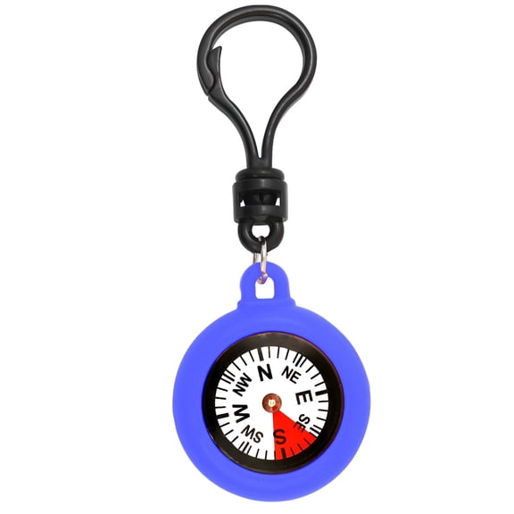 GJX Compass Hiking Survival,Enhanced Strength Compass,Outdoor Applicable Compass for Kids,Blue