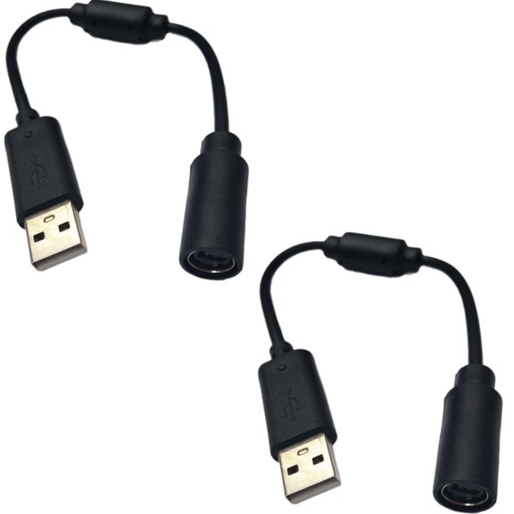 GJX Controller Conversion Cable for Xbox360,Wired Controller Conversion Cable,Usb Connection Cable,Black