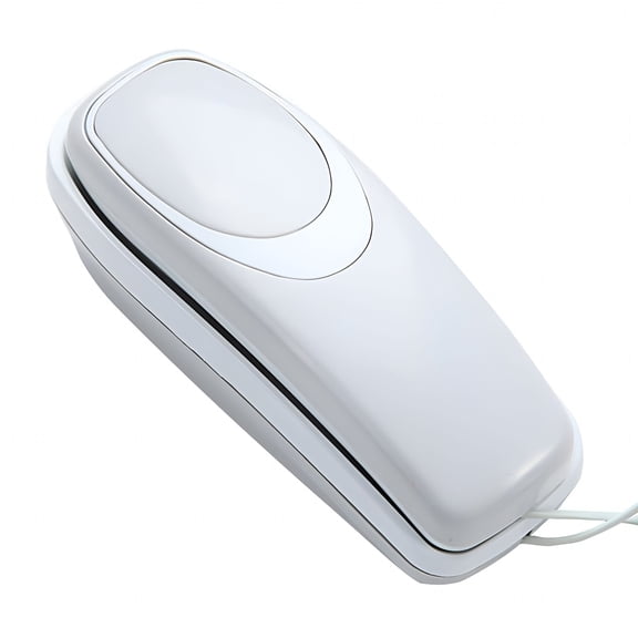 GJX Corded Landline Phone With Mute Function and Quick Redial, Wall Mount or Desk Top Telephone for Home Office and Store, Compact Wired Phone No Battery Required, Basic Communication Device