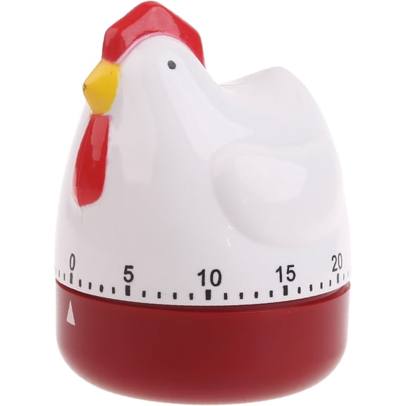 GJX Cute Hen Kitchen Cooking Timer Mechanical Countdown Clock Alarm Reminder