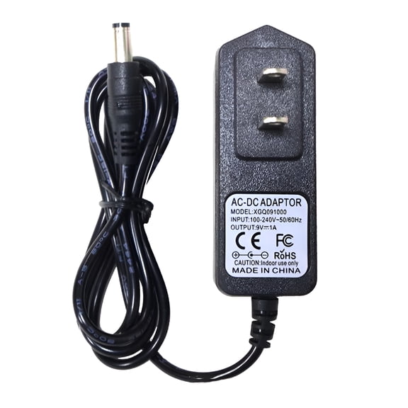 GJX DC 9V 1A Guitar Pedal Power Supply Adapter, Universal Regulated Power Cord for Bass, Keyboard and Studio Effects