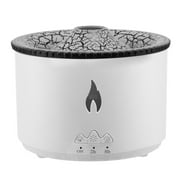 GJX Diffusers for Home,Realistic Flame Effect Humidifier,Smart Timing and Auto Shut-off Scent Diffusers for Home