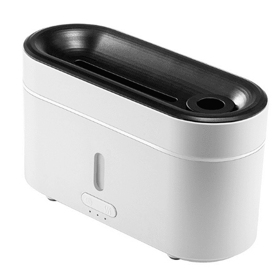 GJX Diffusers for Home,Two-Color Flame Effect Humidifier,Smart Timer Settings Scent Diffusers for Home