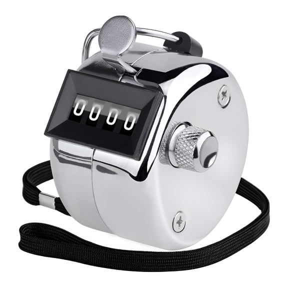 GJX 2026 New Digit Counting Manual Counter Mechanical Click Clicker Steel for Counting, Tracking, Events, Sports, Meetings, Exercises, Industrial Use
